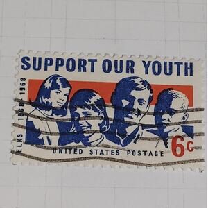 1968 Scott #1342 – 6¢ Elks Centennial / Support Our Youth – Canceled